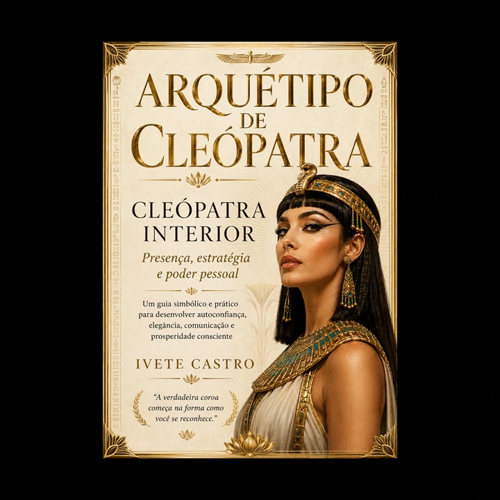 Capa do livro Arquétipo de Cleópatra de Ivete Castro