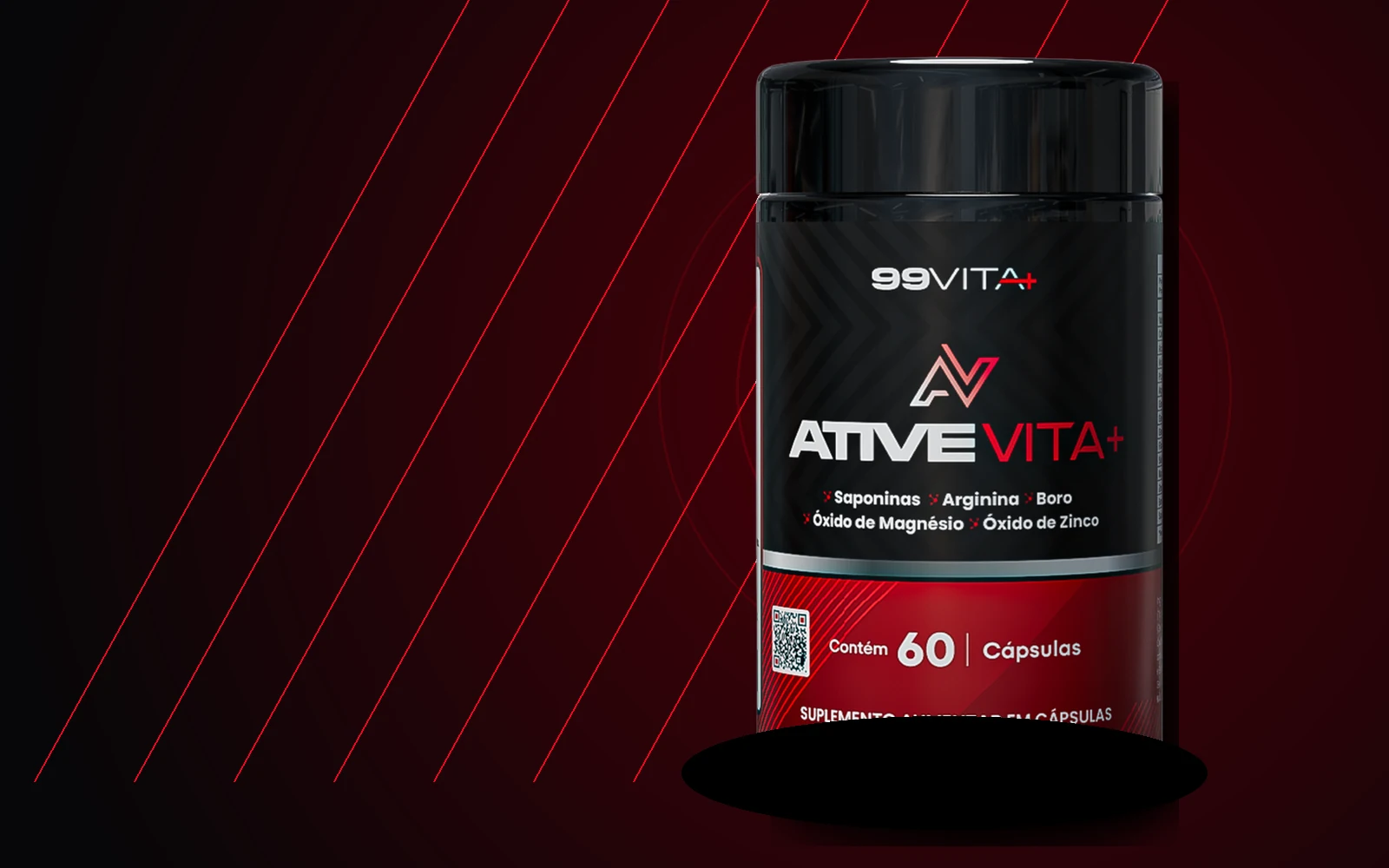 AtiveVita+ suplemento alimentar em cápsulas — página premium