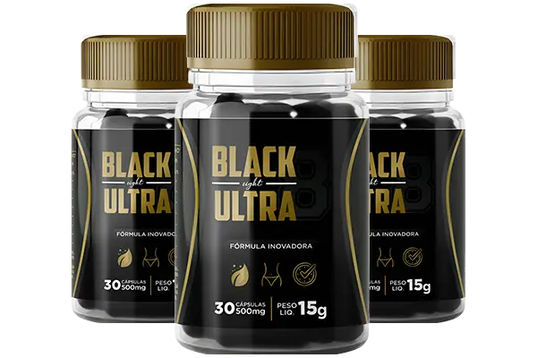 Kit Black Ultra com três potes