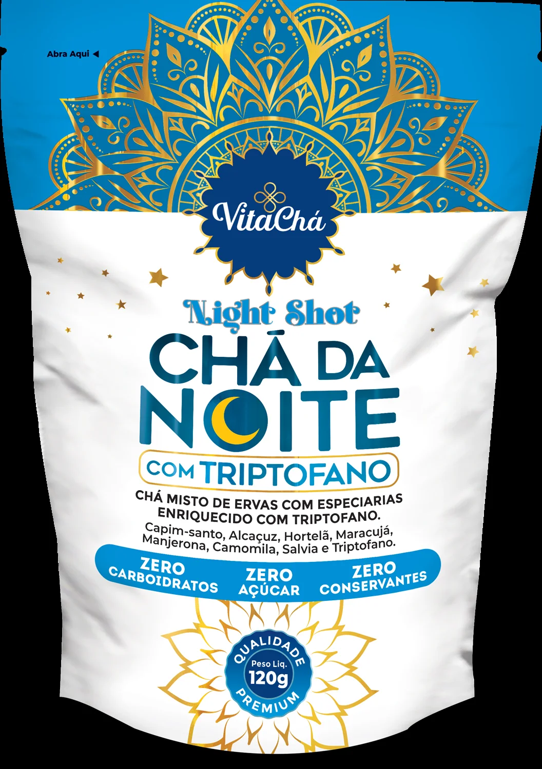 Embalagem original do Chá da Noite VitaChá