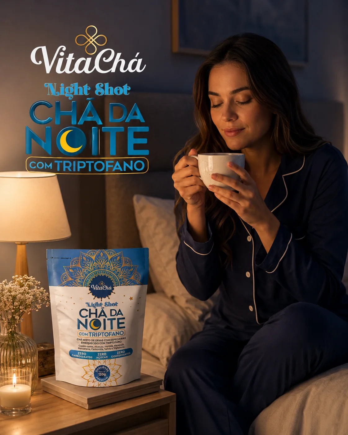 Ritual com Chá da Noite antes de dormir