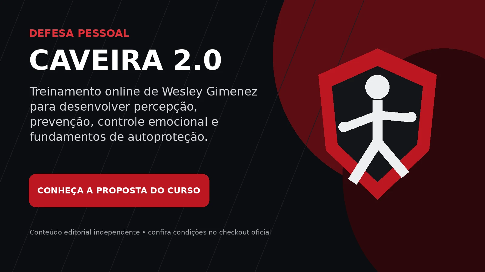 Defesa Pessoal Caveira 2.0 curso de Wesley Gimenez