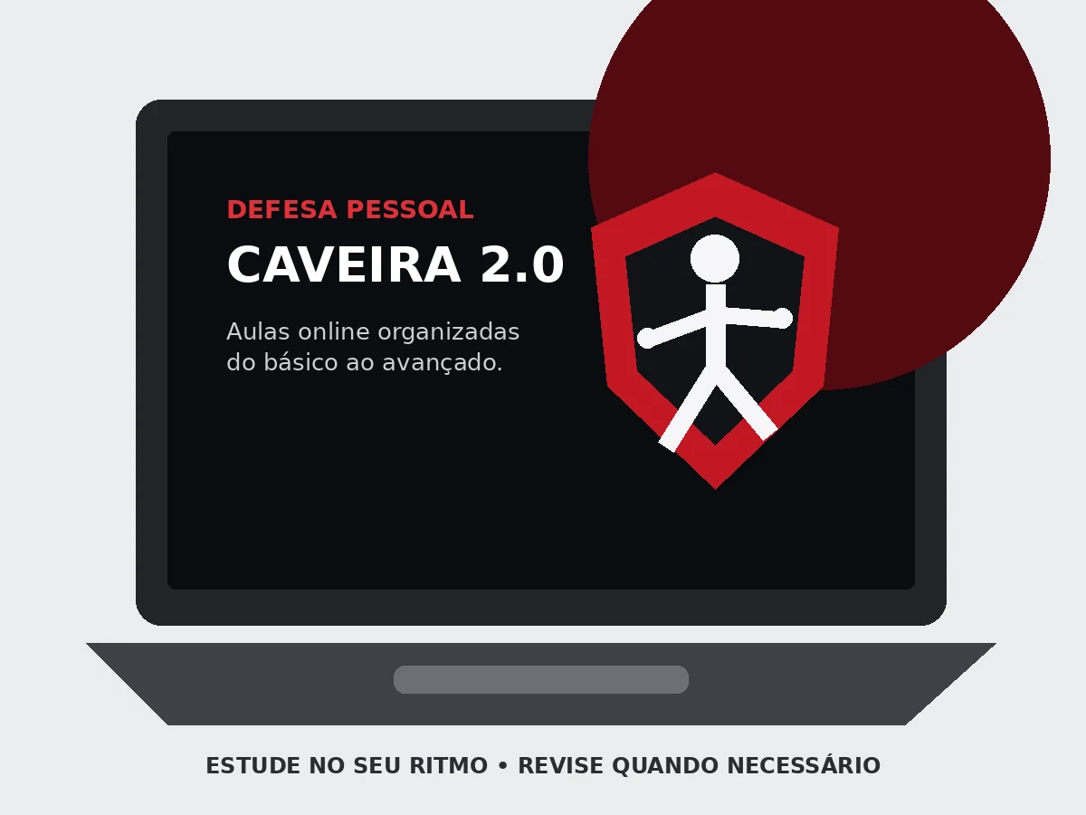 Defesa Pessoal Caveira 2.0 em formato de curso online