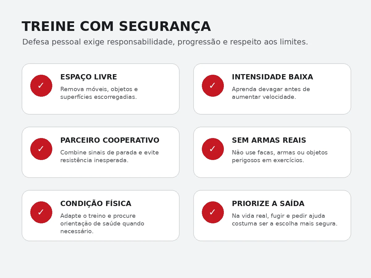 Defesa Pessoal Caveira 2.0 orientações para treino seguro