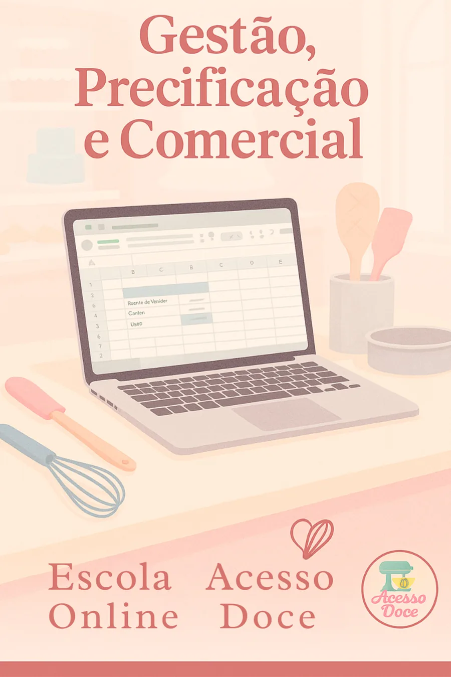 Escola Online Daniane Fernandes gestão e precificação na confeitaria
