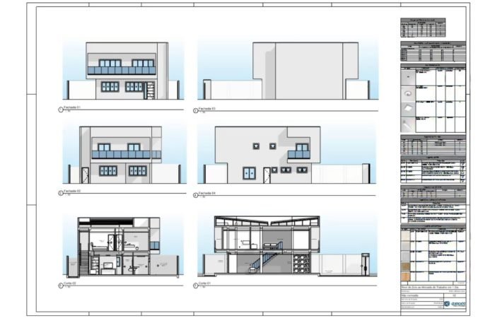 Formação em Revit Arquitetura com prancha de projeto executivo