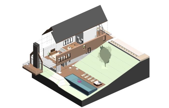 Formação em Revit Arquitetura com residência desenvolvida em BIM