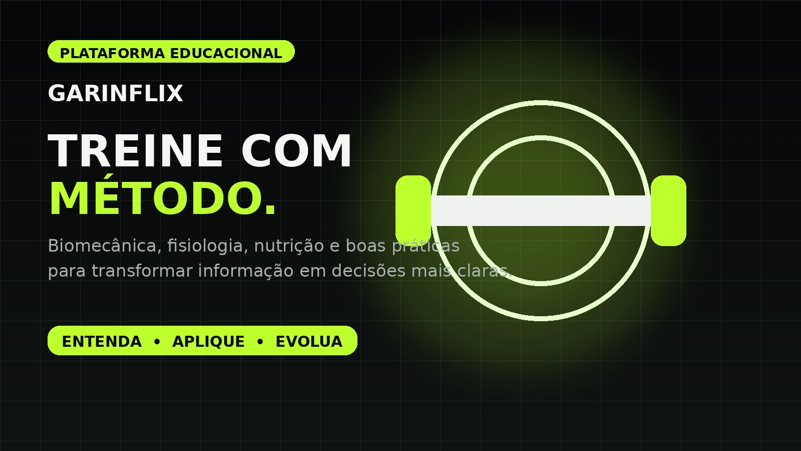 Garinflix plataforma de treinamento com método