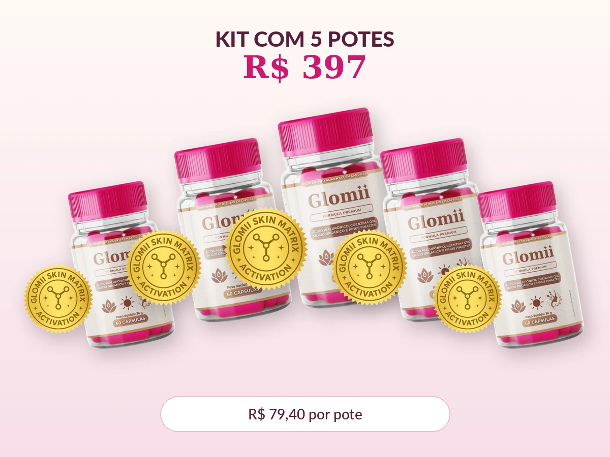 Glomii kit com 5 potes
