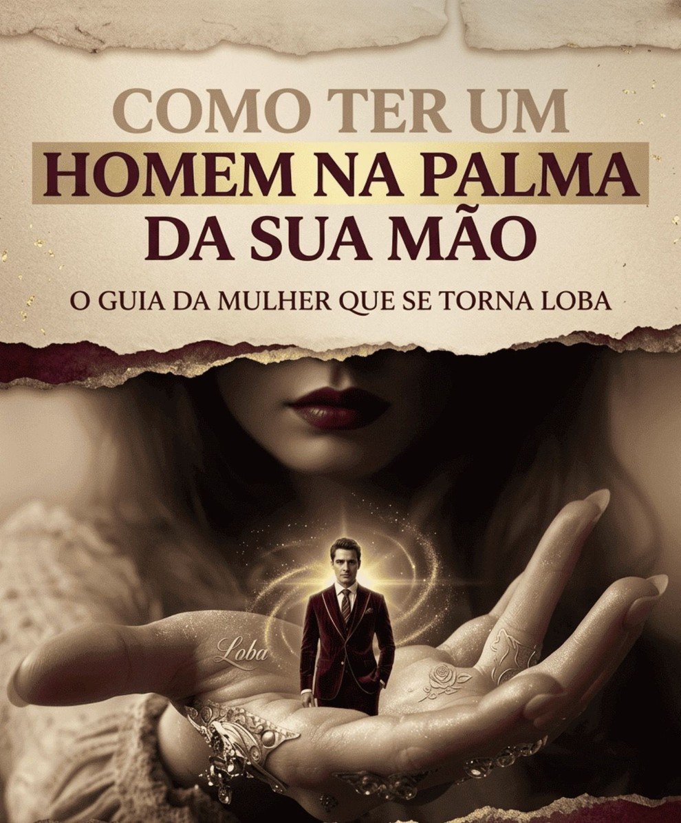 Como ter um homem na palma da sua mão — capa do ebook