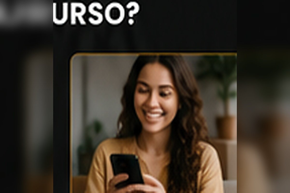 Criadora de conteúdo usando o Instagram para negócios