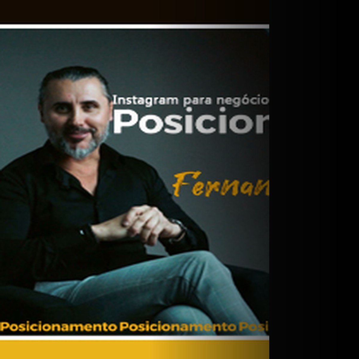Fernando Freitas no material Instagram para negócios