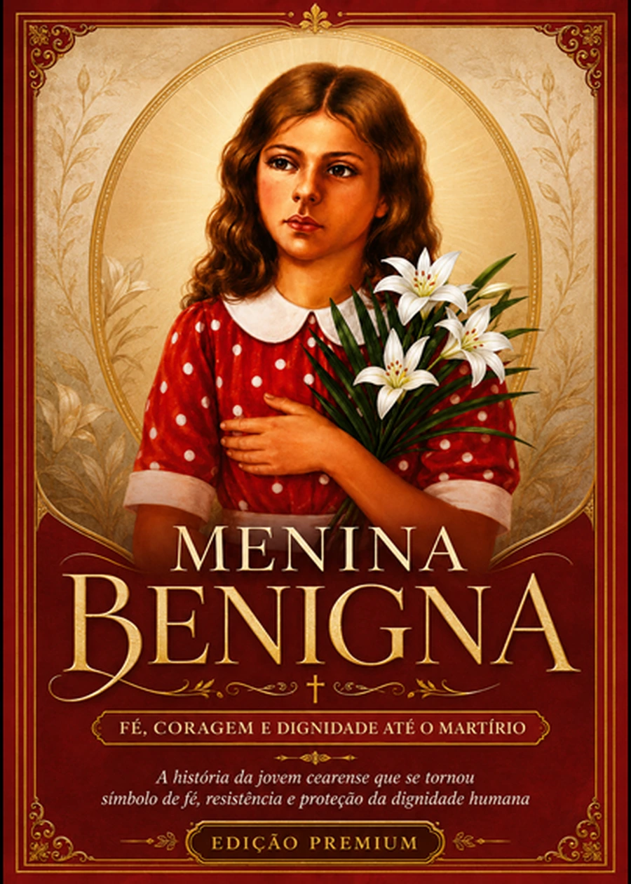 Menina Benigna Fé coragem e dignidade até o martírio capa do livro