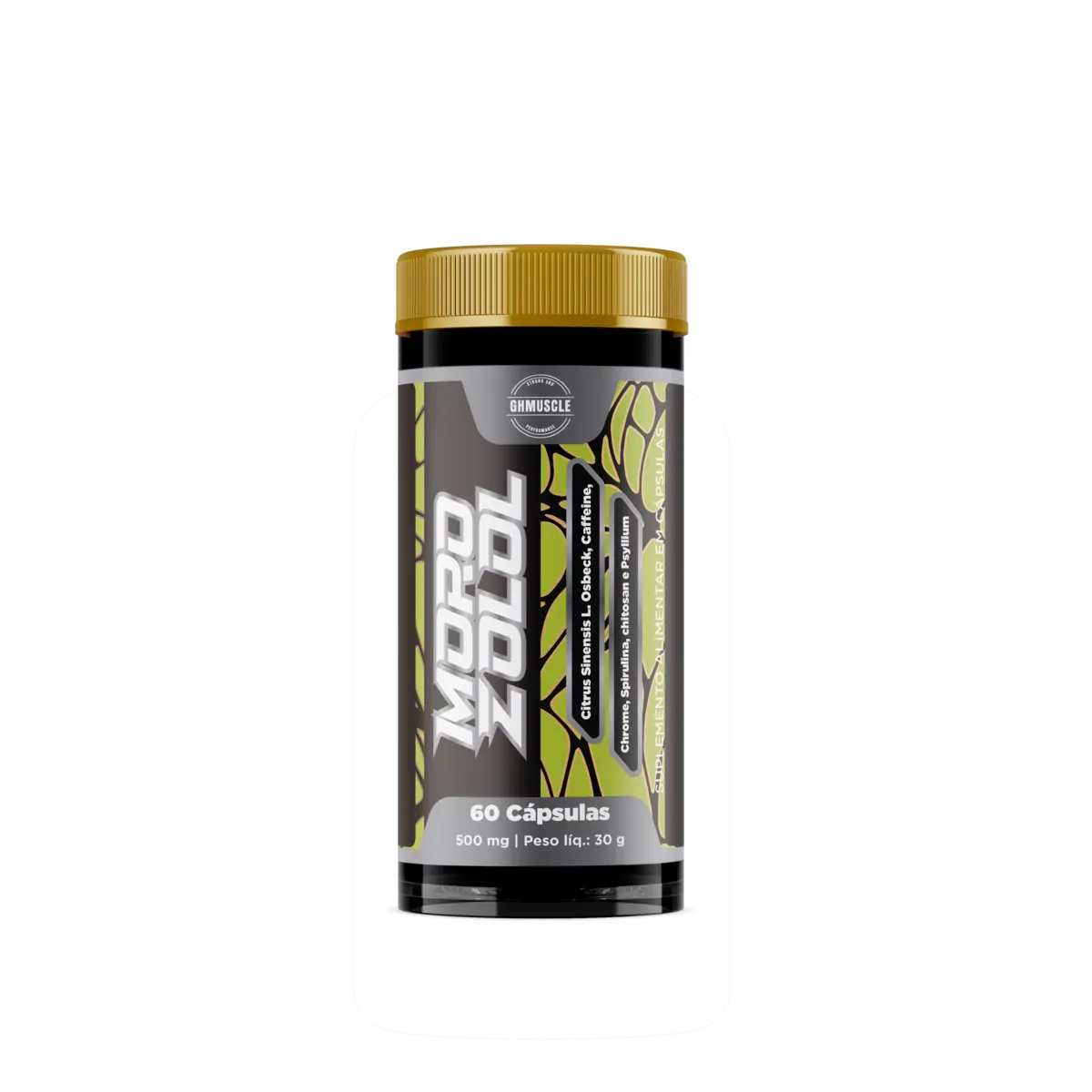 Morozolol suplemento alimentar em cápsulas, embalagem com 60 cápsulas