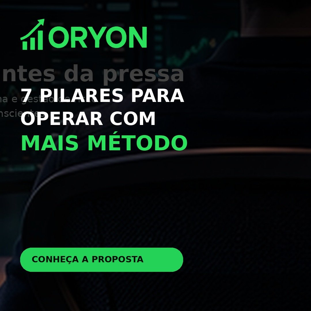 ORYON Mesas Proprietárias com chamada para conhecer a proposta