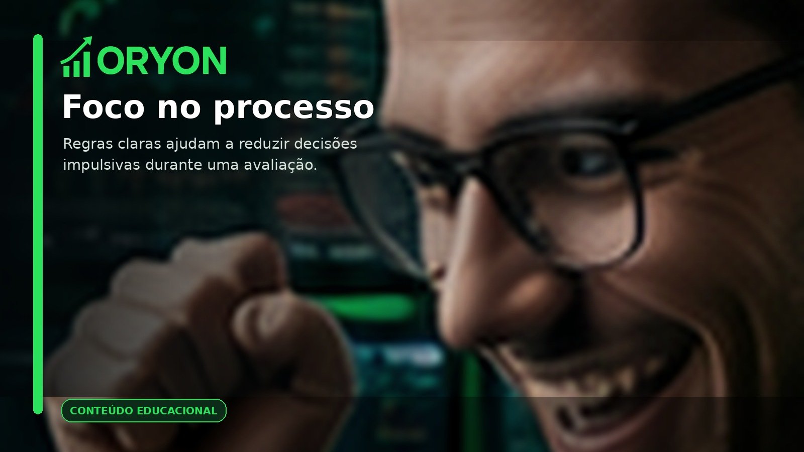 ORYON Mesas Proprietárias com trader focado