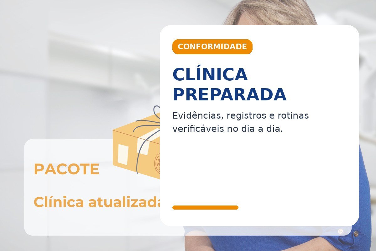 Pacote Clínica Atualizada RDC 1002 com clínica preparada e evidências
