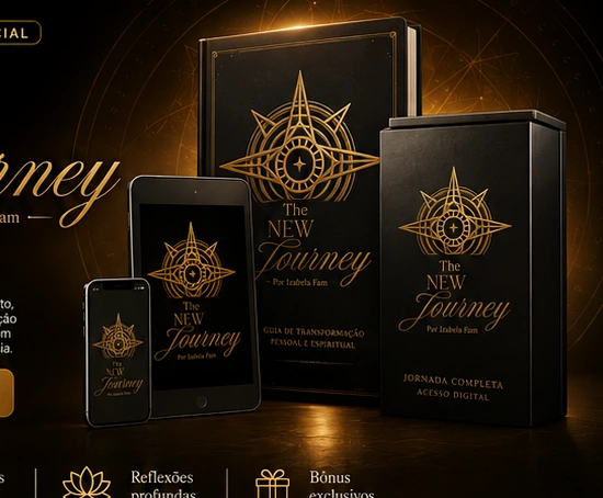 The New Journey Izabela Fam em livro, tablet e celular