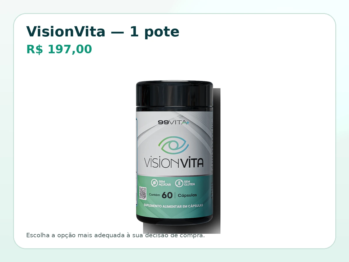 VisionVita 1 pote preço R$ 197
