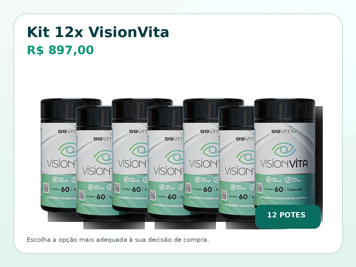 Kit 12x VisionVita preço R$ 897