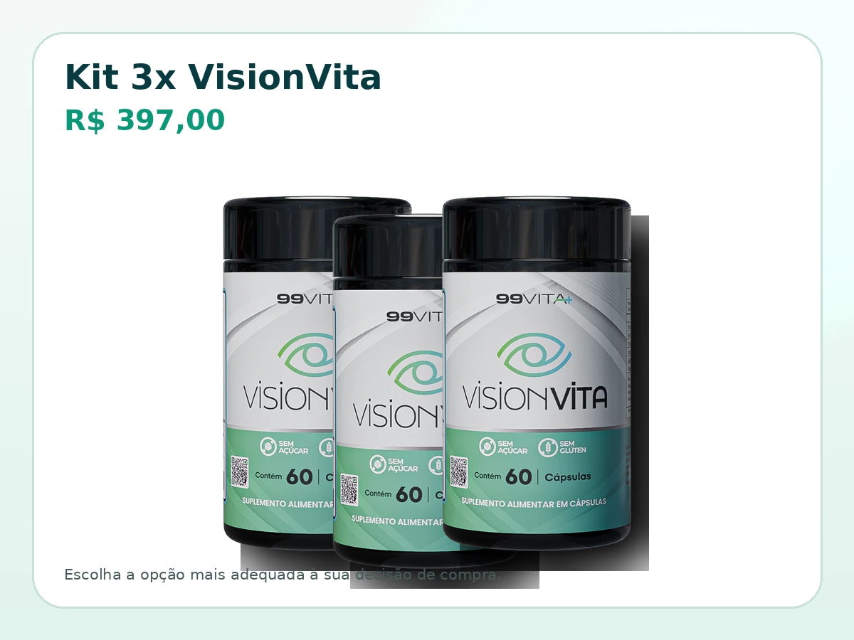 Kit 3x VisionVita preço R$ 397