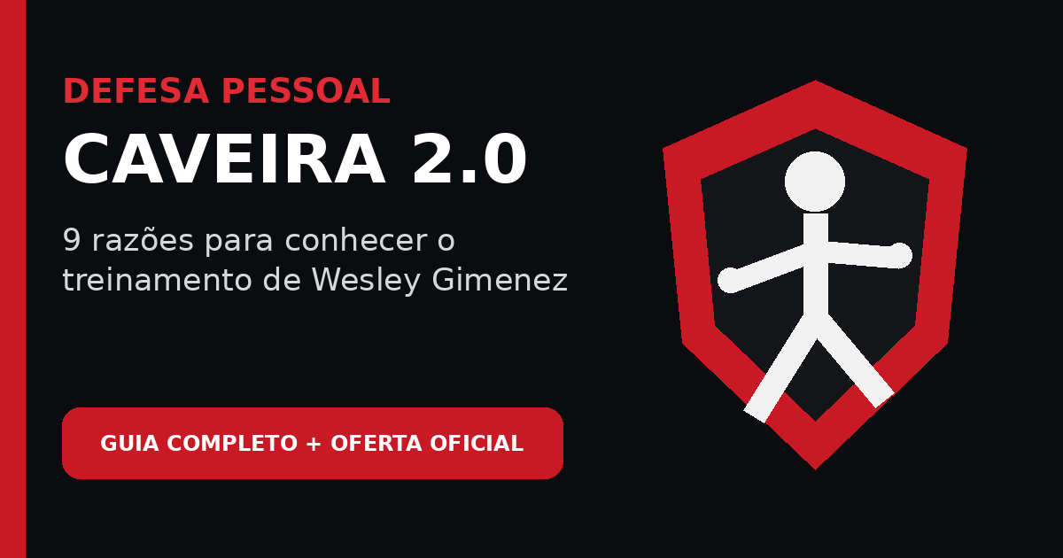 Defesa Pessoal Caveira 2.0 curso de Wesley Gimenez